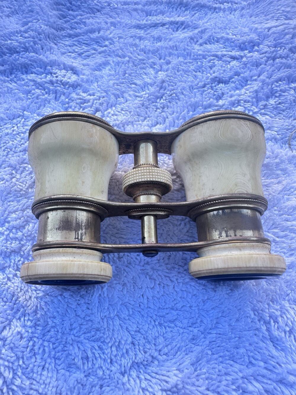 Antique Vienna Opera Glasses J. Felicshok Wien Grand Quai 10 Geneve c1900